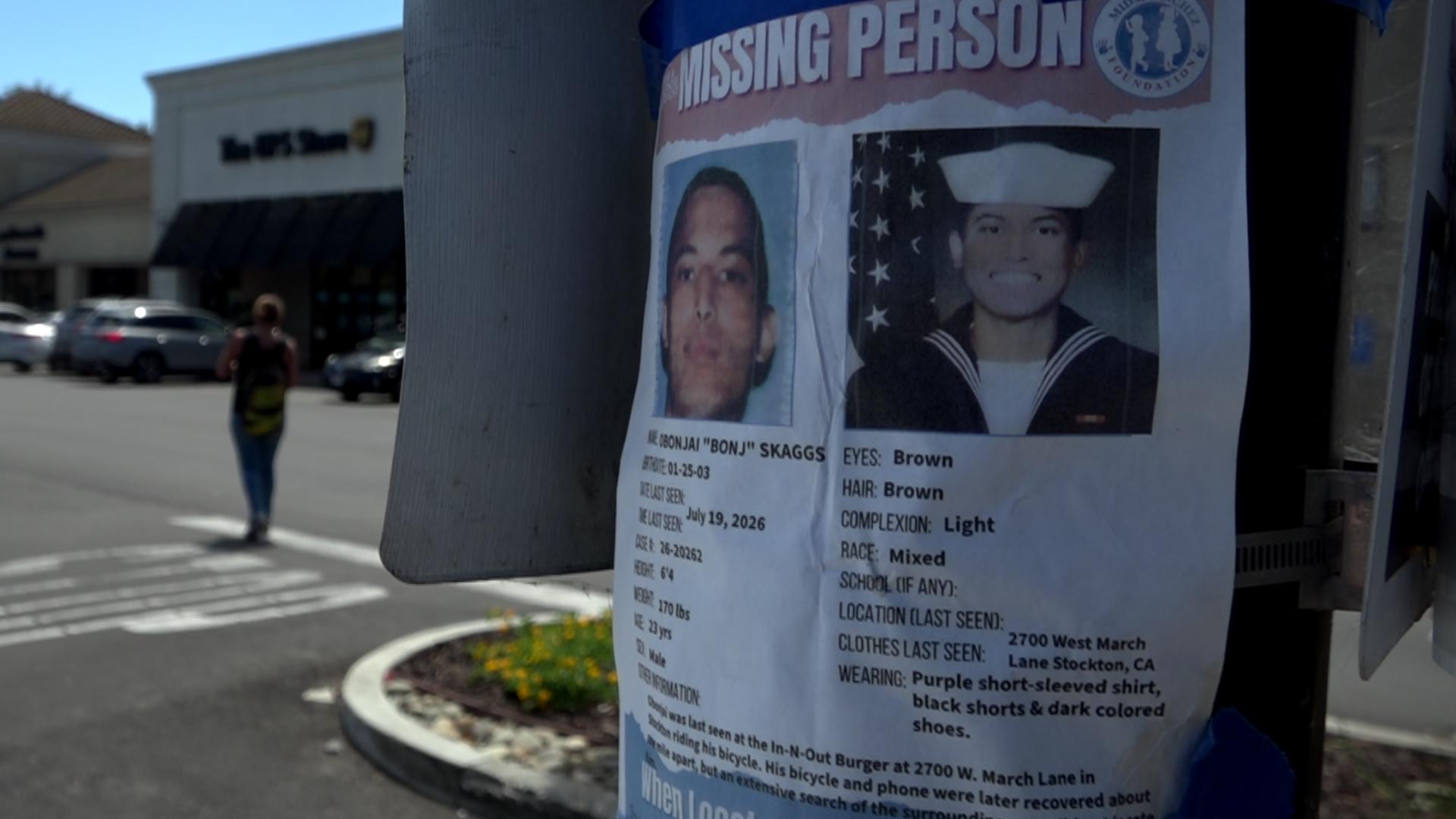 Community searches for missing Stockton Navy veteran