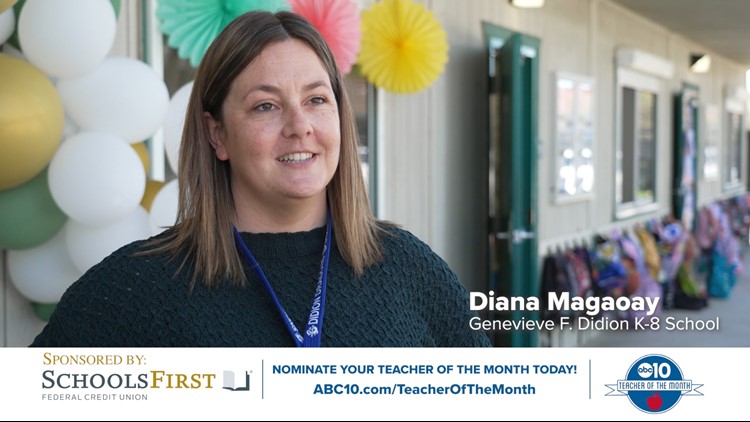 May 2023: ABC10's Teacher of the Month Diana Magaoay