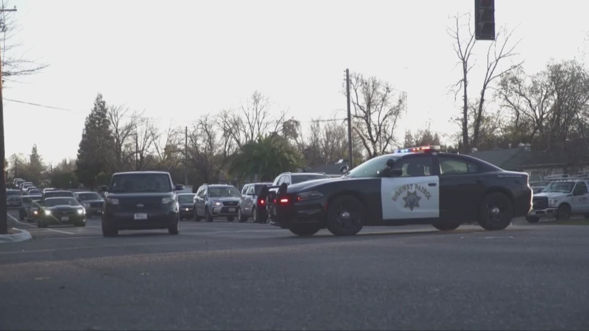 Sacramento County Sheriff's Deputies are in a standoff with a man barricaded in an Orangevale home.
