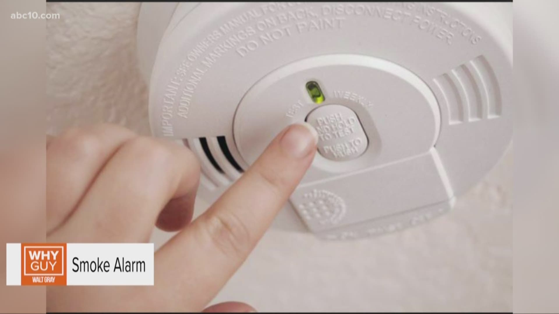 Did you know a drop in room temperature can cause your smoke alarm to chirp? Walt explains why.