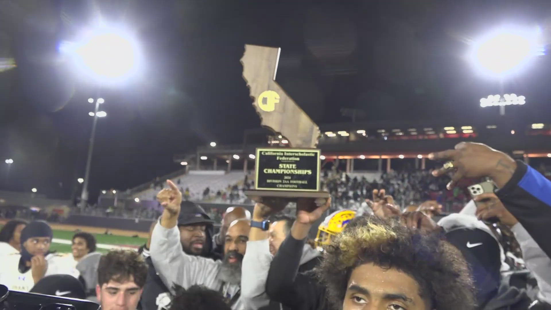 The Grant Pacers captured a state title after defeating Pacifica Tritons in the CIF State Division 2-AA championship game. 