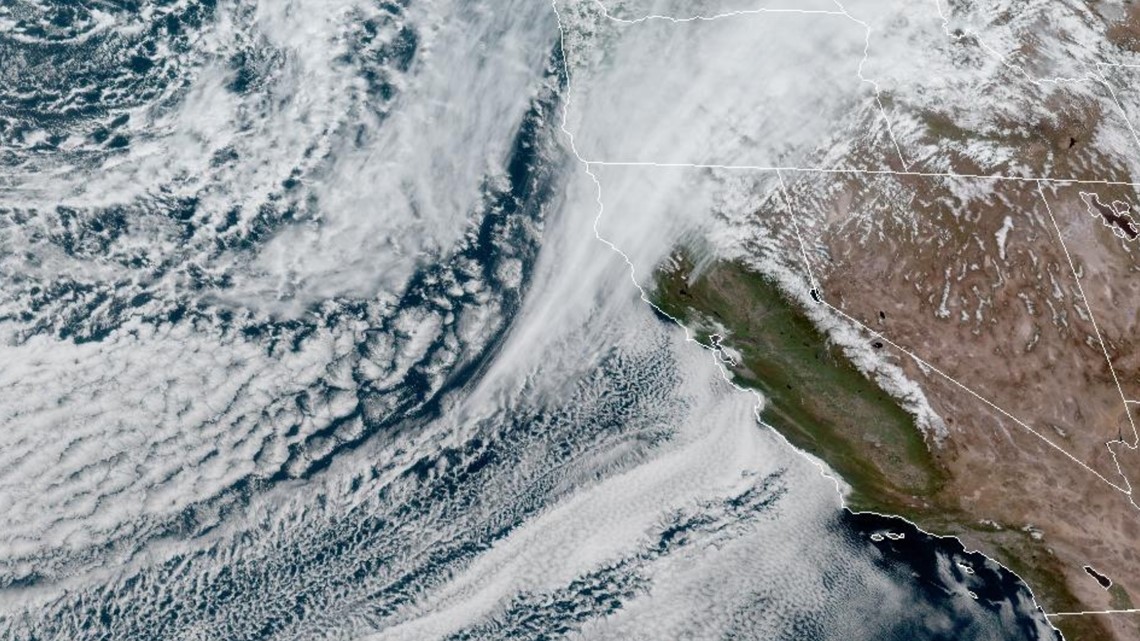Cold front to drop temperatures 15-25 degrees by Thursday in Northern California