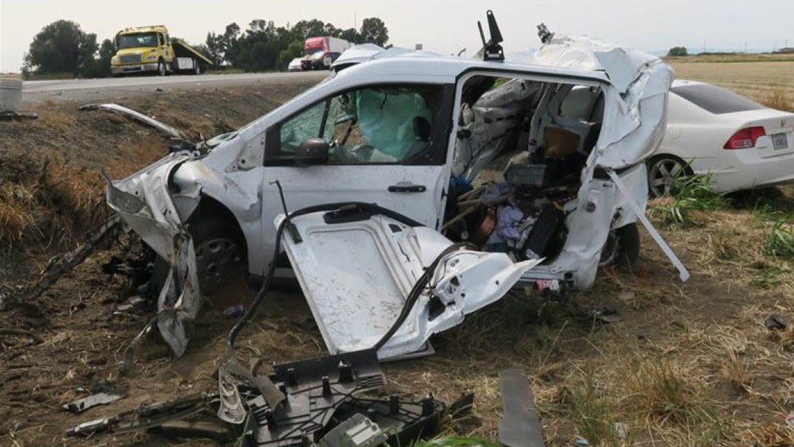 5 injured in 7-car crash on State Route 12 near Jackson Slough Rd |  abc10.com