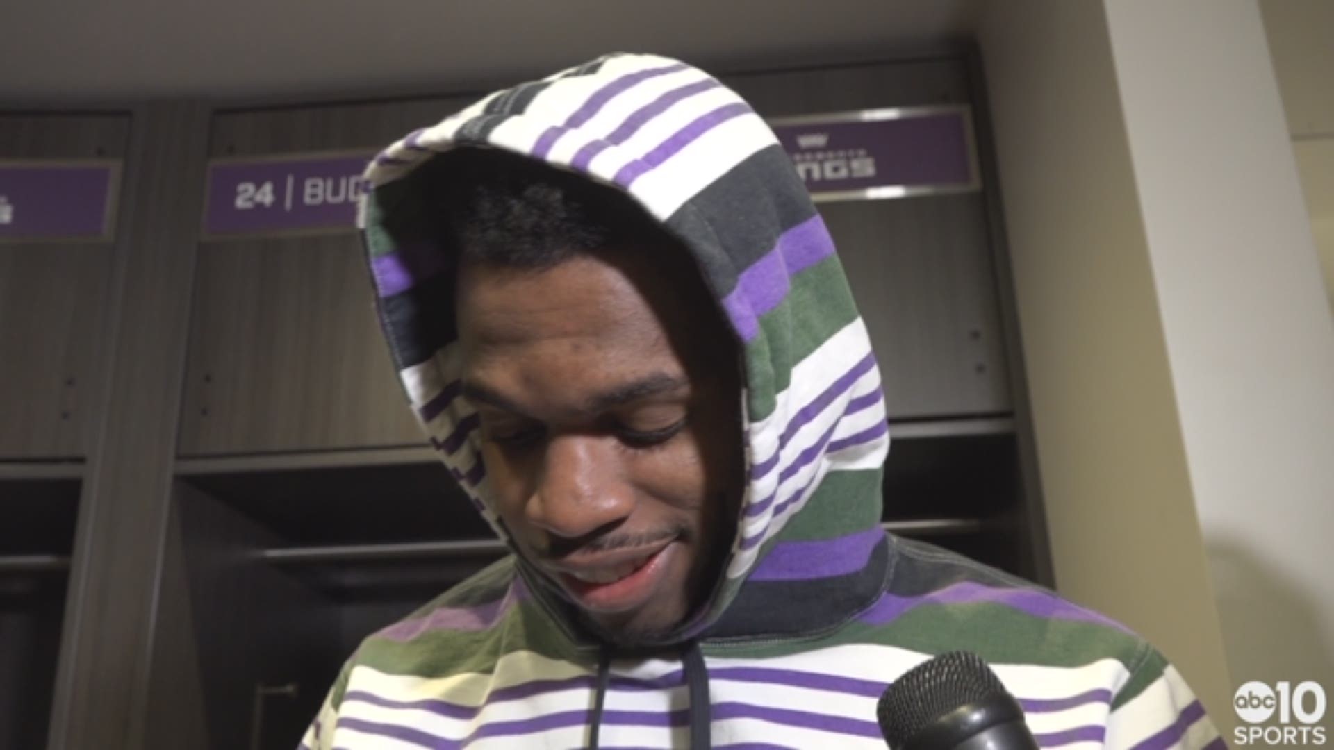 Buddy Hield talks about the two trades the Kings made on Wednesday, shipping out Iman Shumpert, Justin Jackson and Zach Randolph for Alec Burks and Harrison Barnes. He talks about the impact those players had on the team, how the trade impacted Wednesday's game with the Houston Rockets and focusing on being a professional.