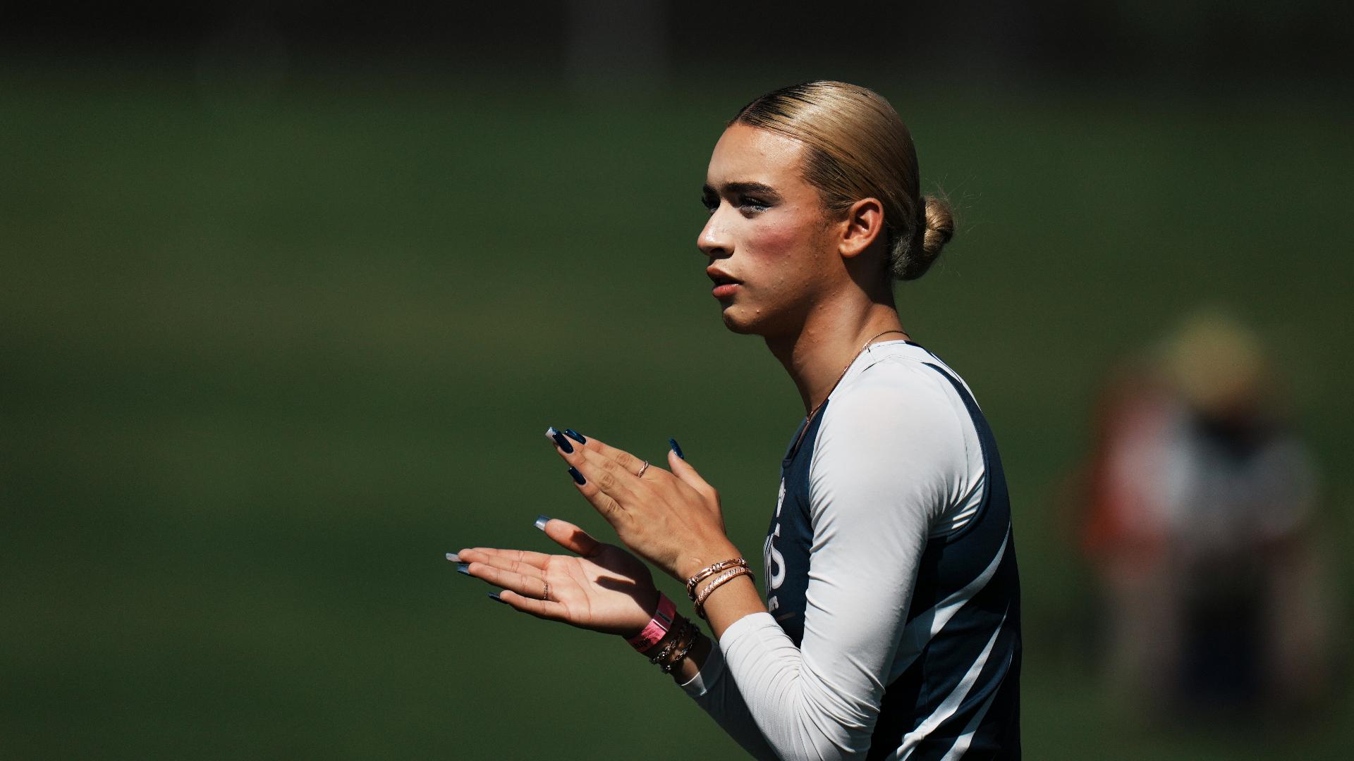 AB Hernandez — a transgender athlete — shared first place with her closest competitors because of a new policy in California.
