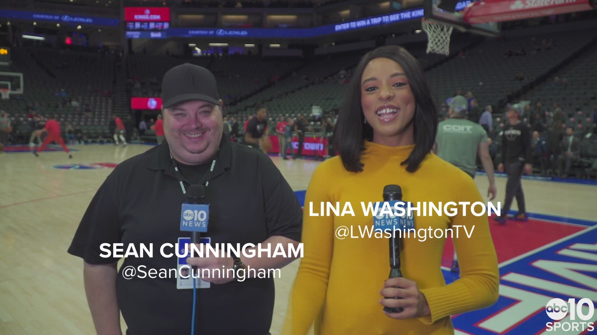 ABC10's Lina Washington and Sean Cunningham check in from the royal blue court at Golden 1 Center to provide insight on Sacramento Kings basketball.