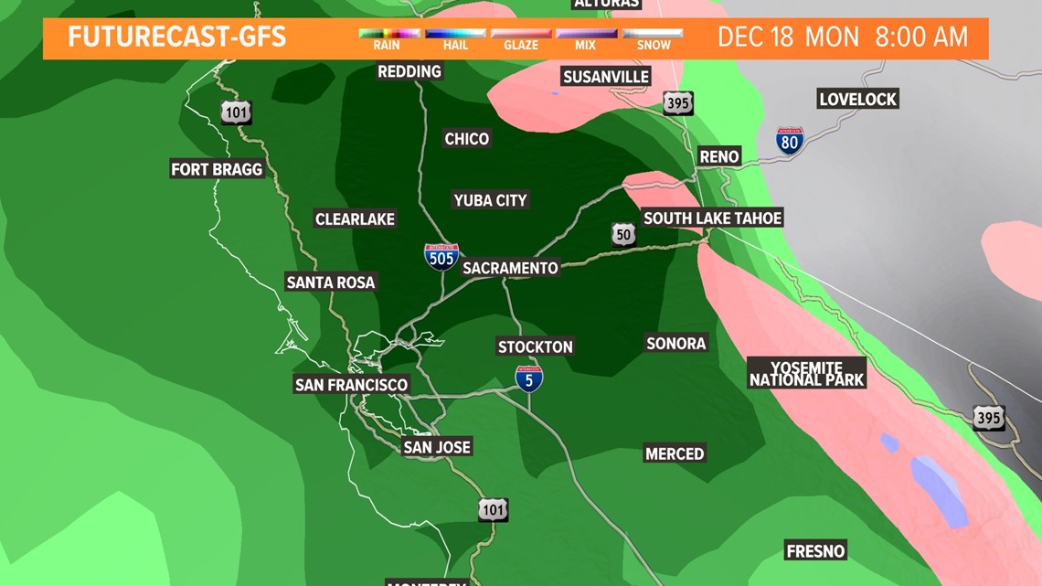 Atmospheric River Heading To California Will Bring Rain And Snow ...