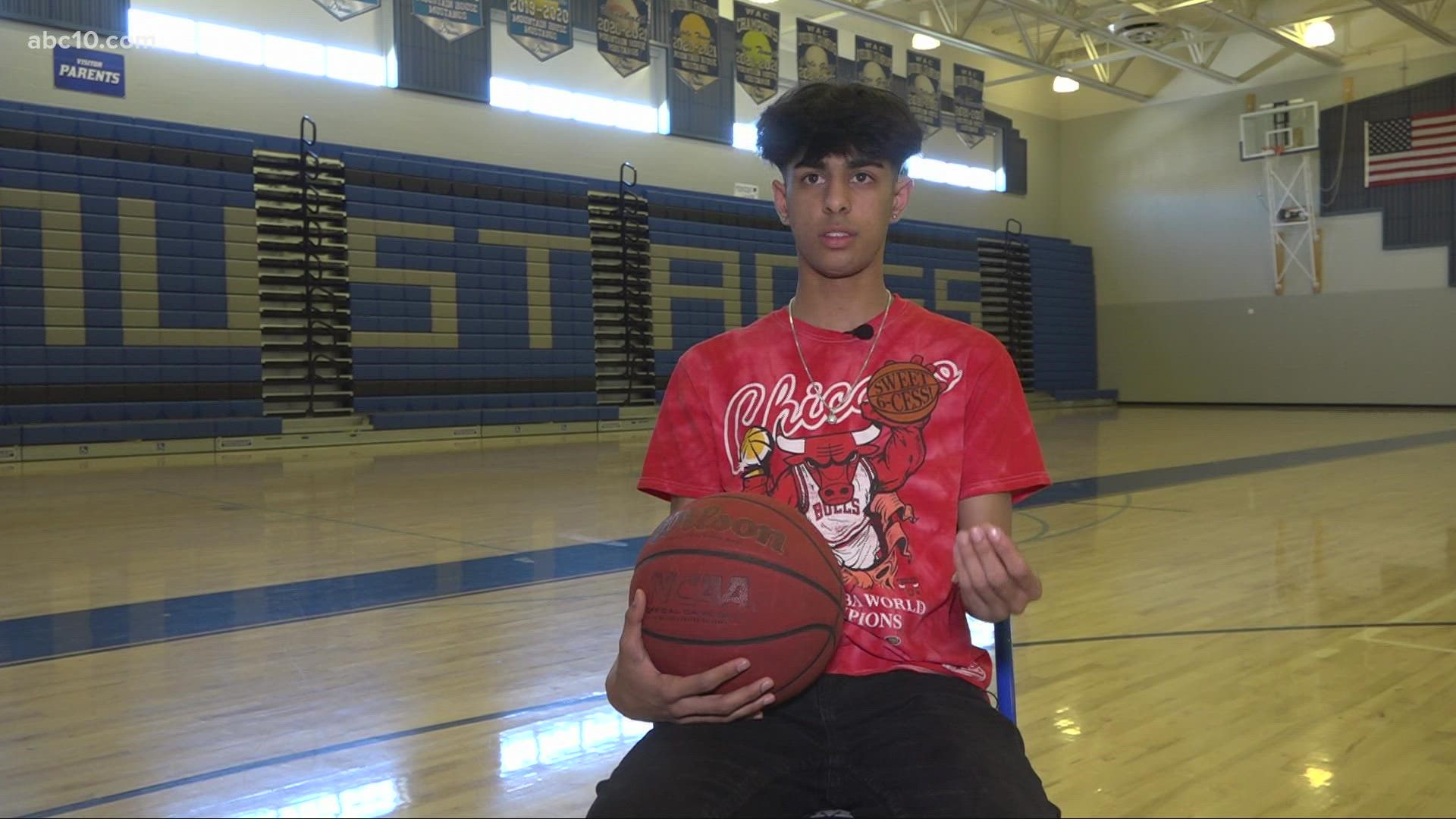 Samar Aulakh is turning adversity into inspiration on the basketball court.