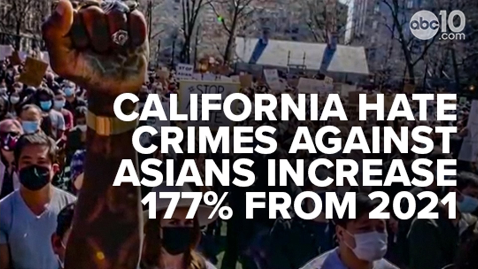 While crimes against Black and Latino Californians rose in double percentage points, hate crimes against Asians jumped a whopping 177% over the past year.