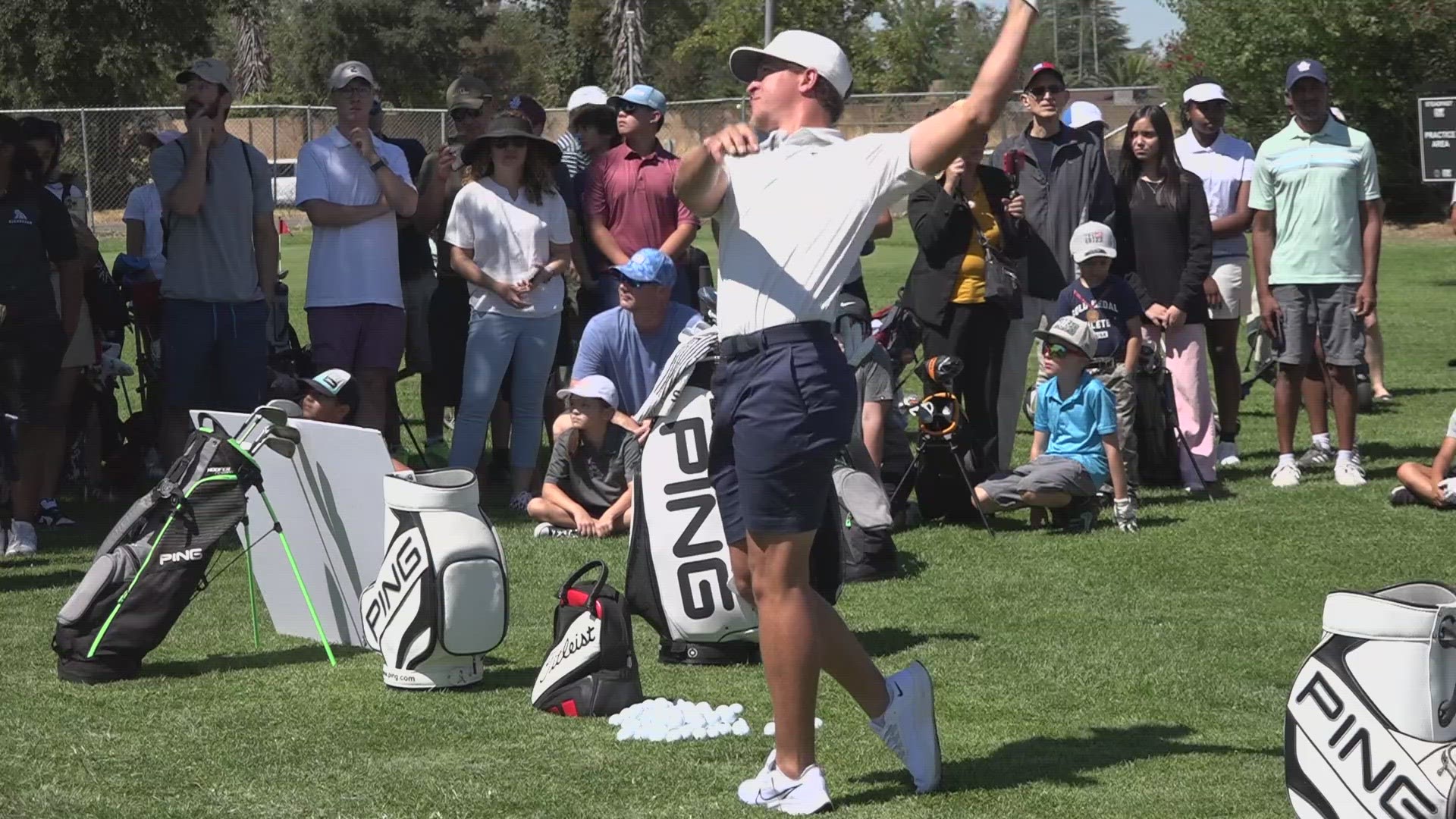 Cameron Champ hosts gold clinic in Citrus Heights | abc10.com