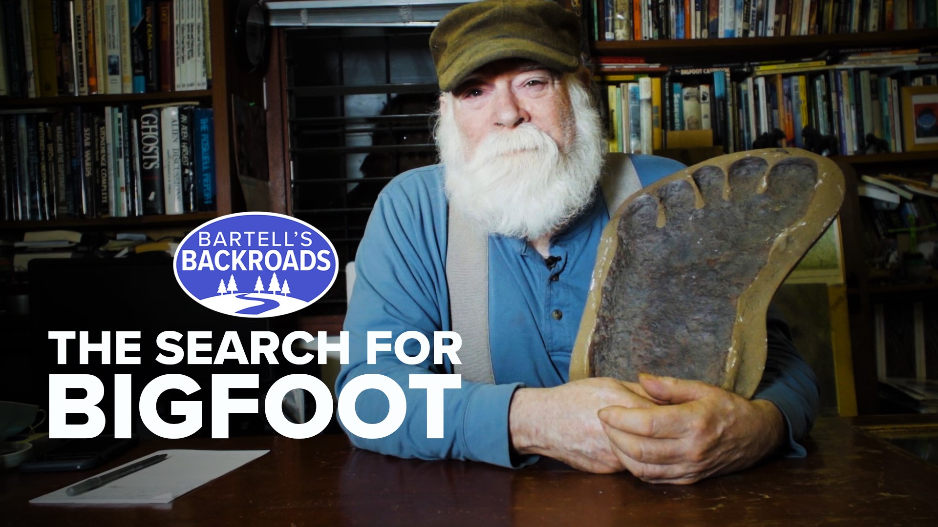 Felton man shares his vast collection of Bigfoot research and memorabilia.