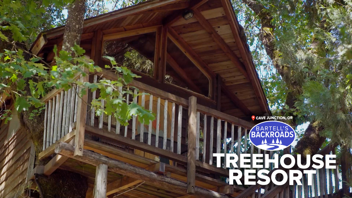 Oregon treehouse resort turns childhood dreams into high-flying getaways | Bartell's Backroads
