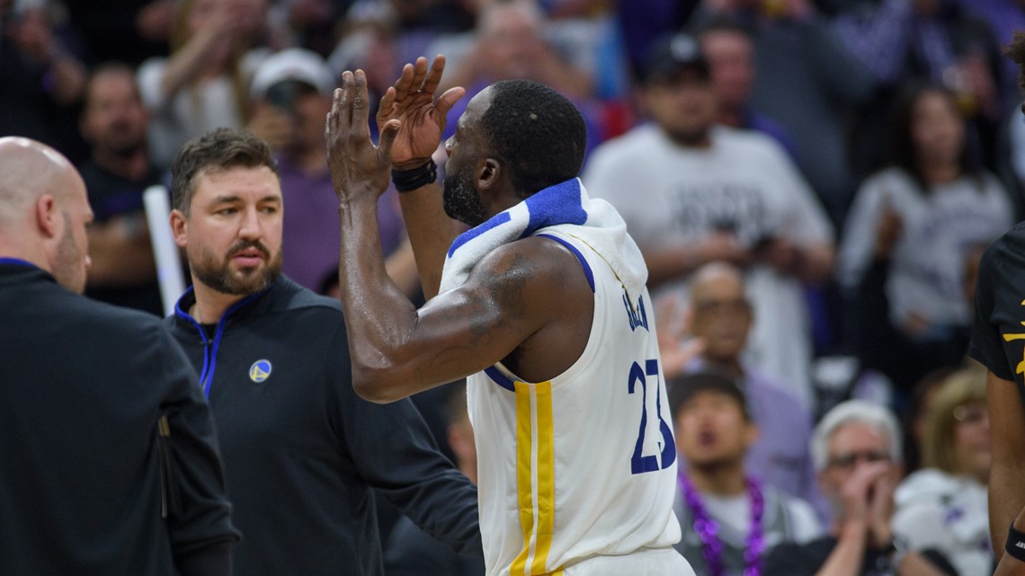 Draymond Green ejected from playoff game after appearing to stomp