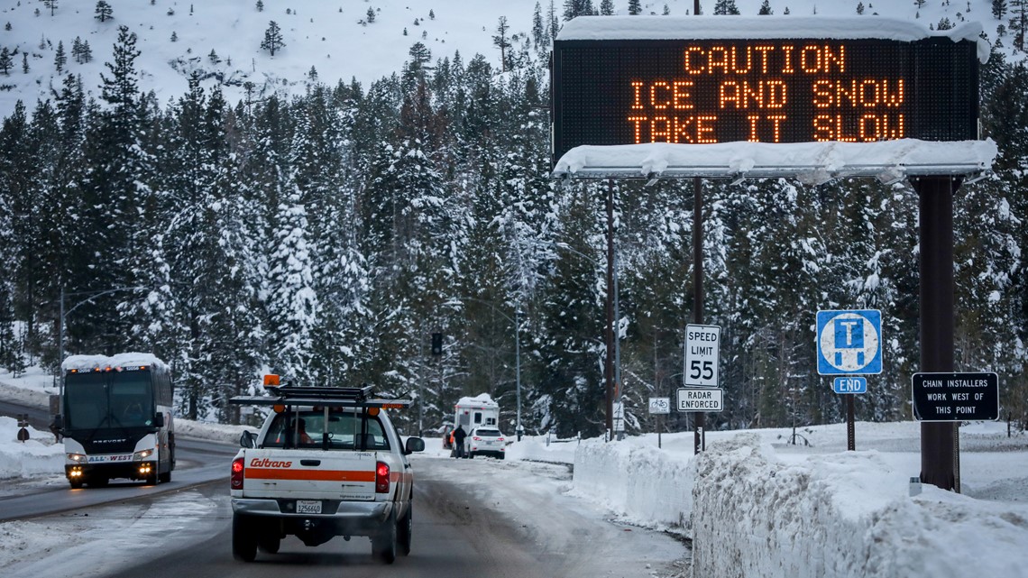 Winter Storm Warning Sacramento weather radar