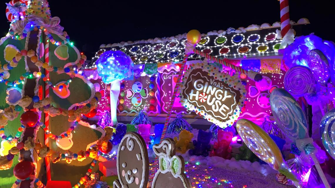 Life sized gingerbread house in Suisun City