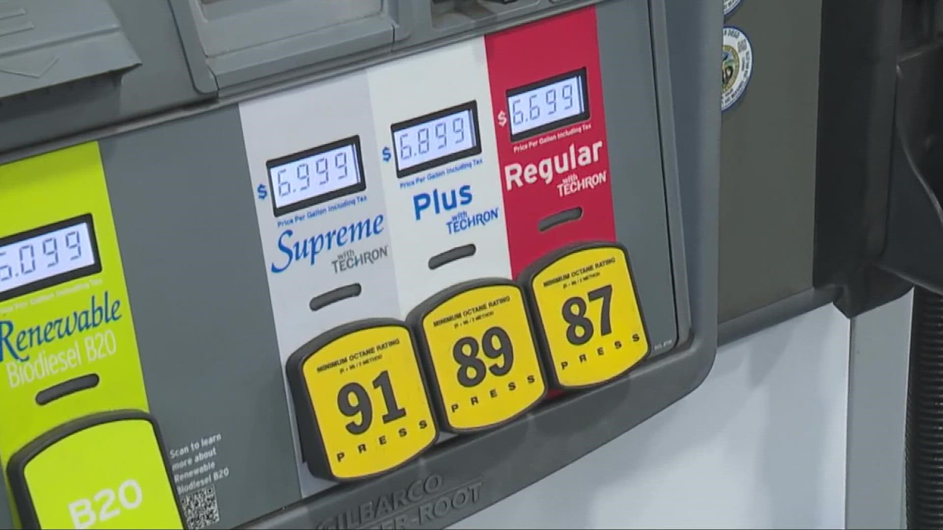 Gas prices in Northern California have skyrocketed once again, surpassing $6 per gallon and nearing $7 per gallon at some gas stations in Sacramento.