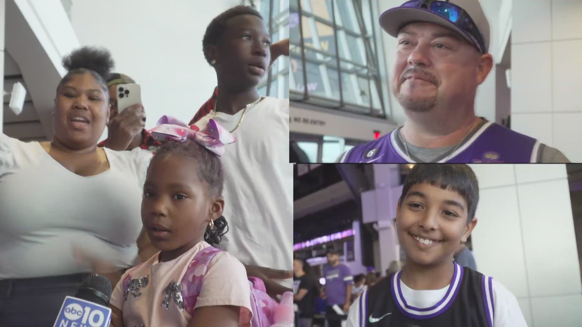 The Sacramento Kings are returning to the court in a matter of days. In that spirit, Kings fans took to Fan Fest to show their support.