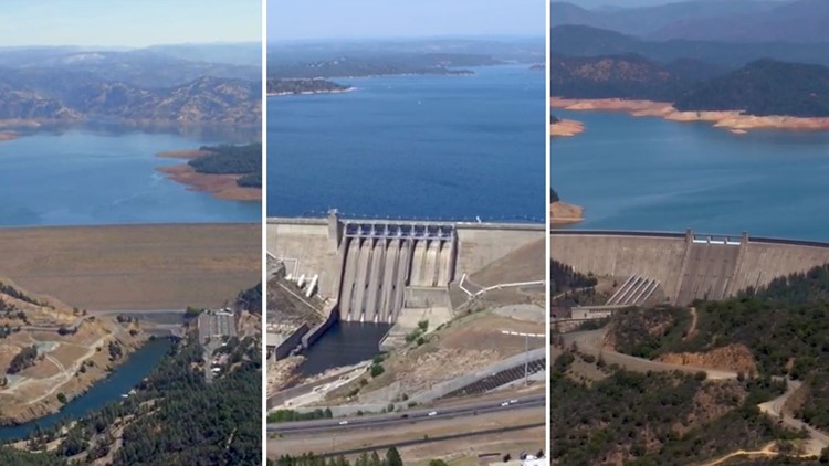 Shasta Lake vs Oroville Lake vs Folsom Lake: The difference in water levels