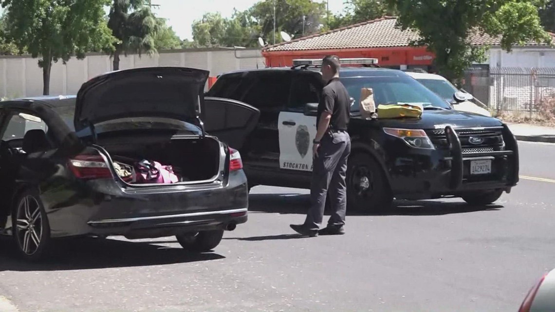 Police Find Two Men Shot After Car Crashes Into Stockton Apartment ...