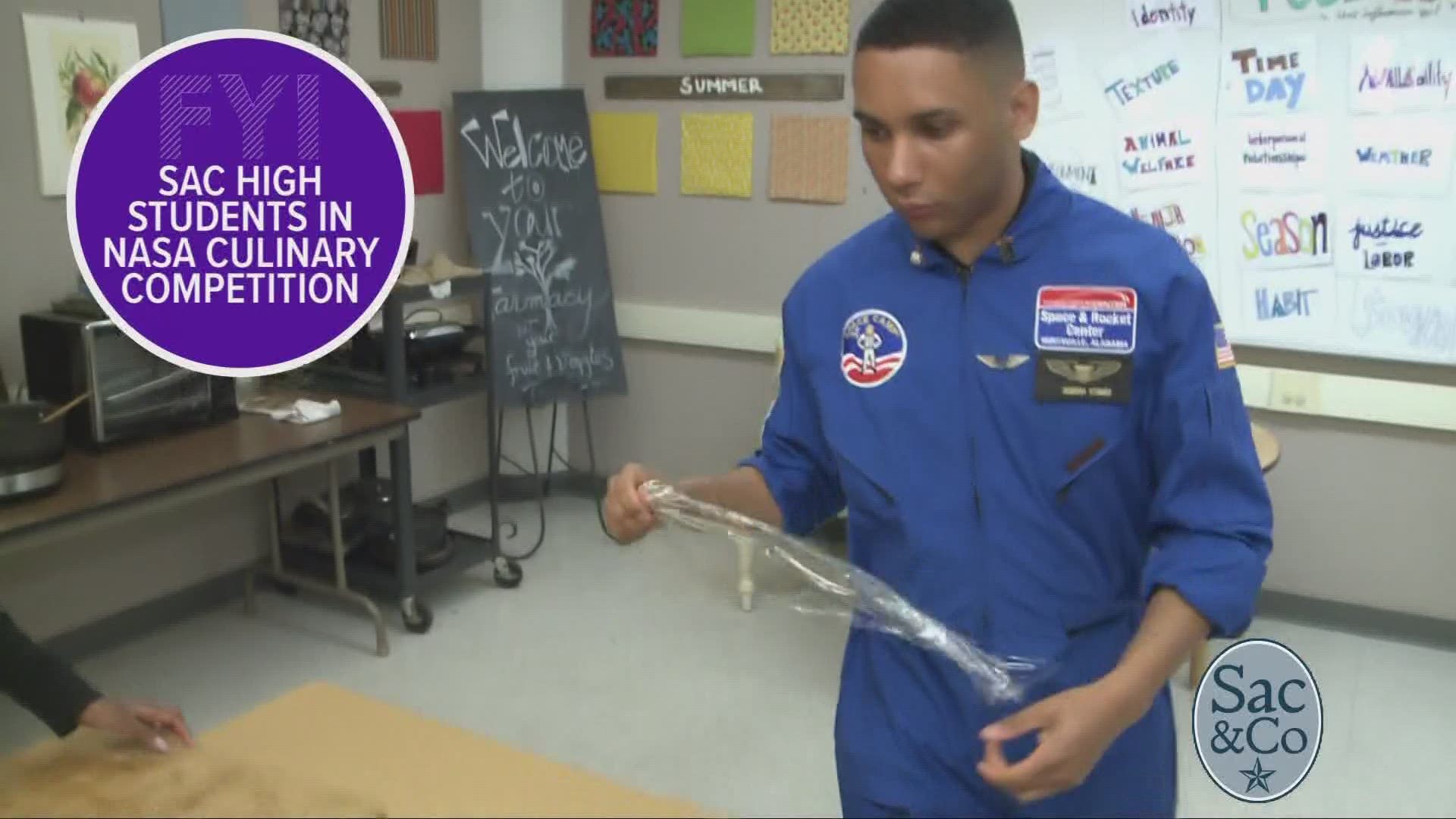 Learn about three local students participating in a NASA Culinary Challenge, and how they need your help to get them to NASA!