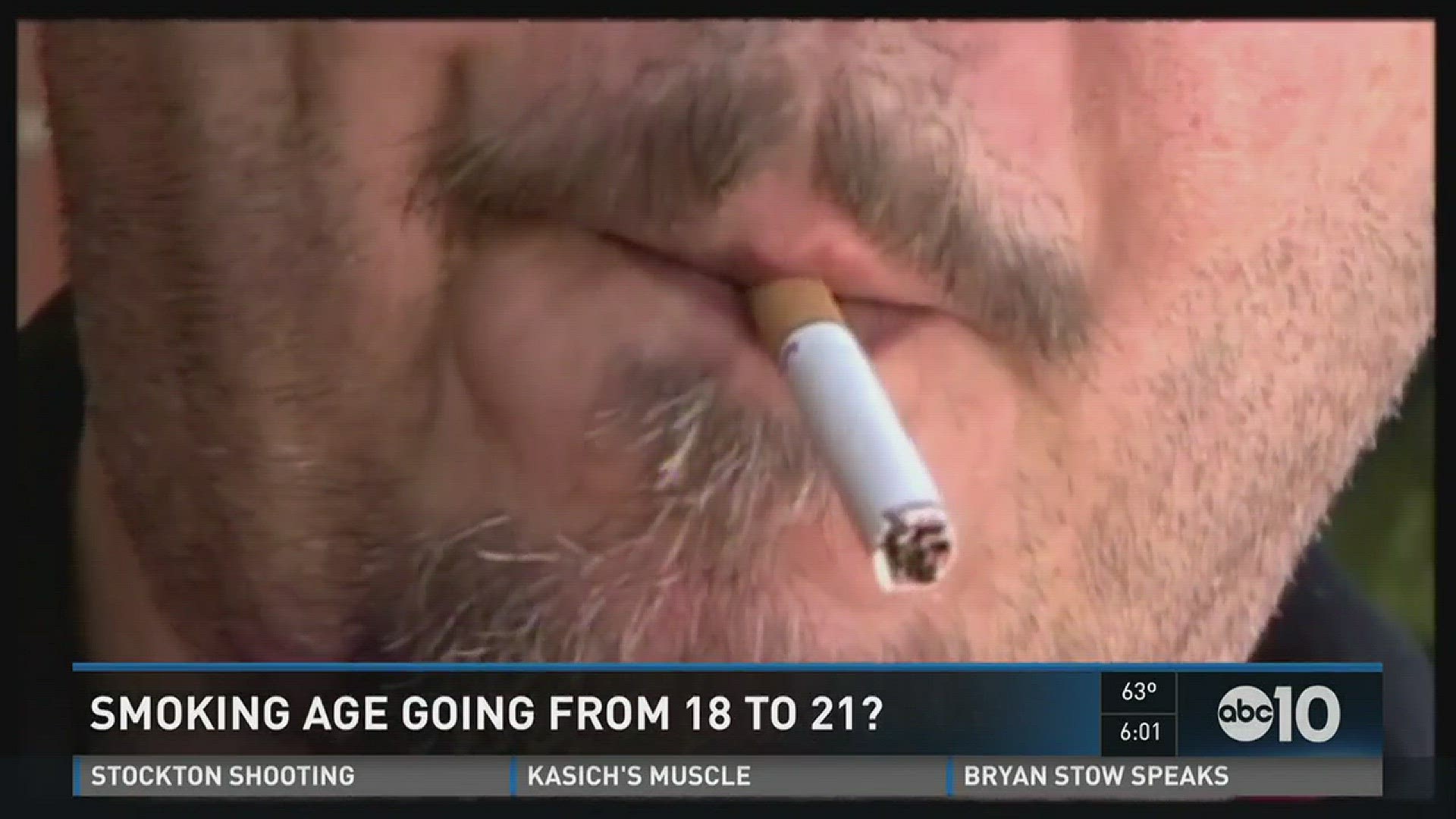 tobacco age in ca California may raise smoking age to 21