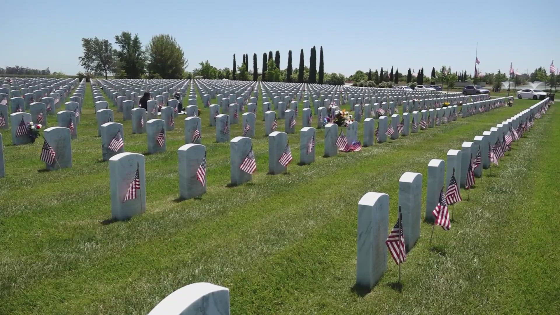 Dixon military families honor loved ones at the Sacramento Valley National Cemetary