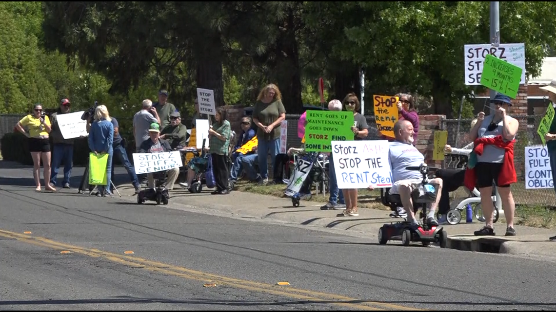 Mobile home park residents protest rent increases in Orangevale - Vimarsana News
