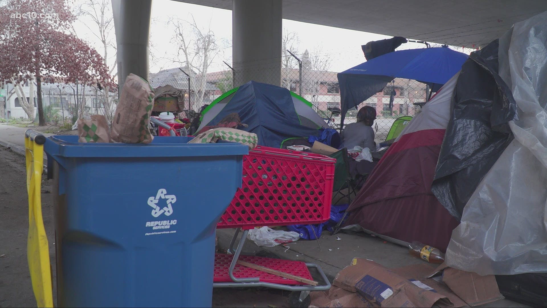 The Sacramento Homeless Union says four people died during Tuesday’s storm and blames Mayor Steinberg for inaction before the storm hit.