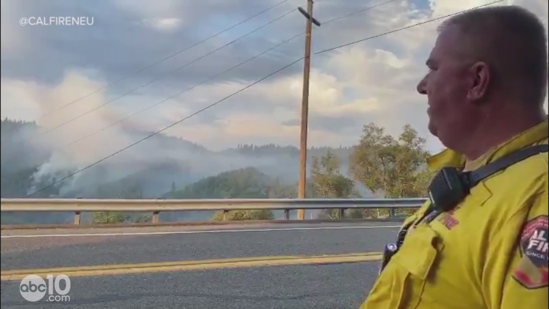 Cal Fire gives an update on the Jones Fire which forced mandatory evacuations in Nevada County.
