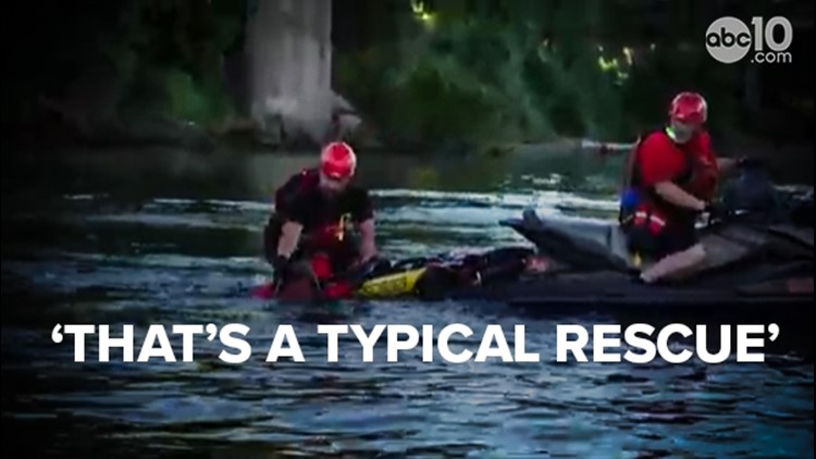 Drowning Accident Rescue Team in Sacramento stress water safety
