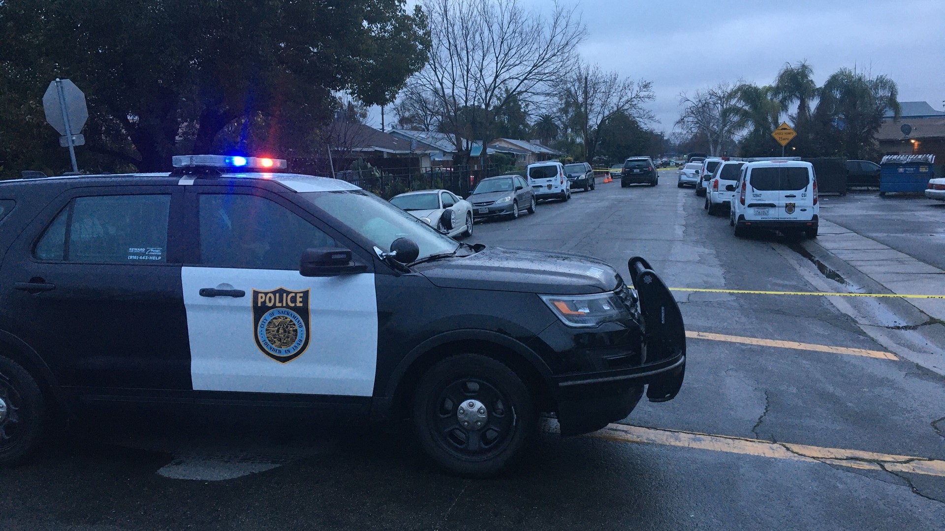 Sacramento police are investigating a deadly shooting on Las Palmas Ave. near Fairfield St.