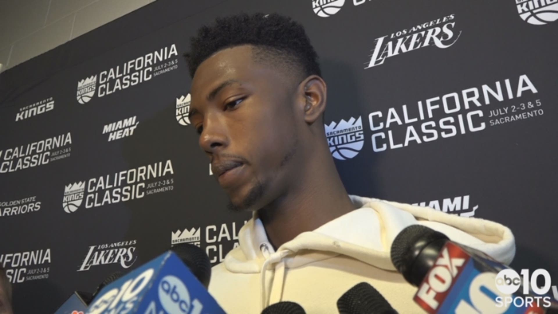 Kings rookie center Harry Giles discusses Thursday's loss to the Miami Heat to conclude the California Classic, the struggles from his teammate Marvin Bagley III and still finding himself after three summer league games.