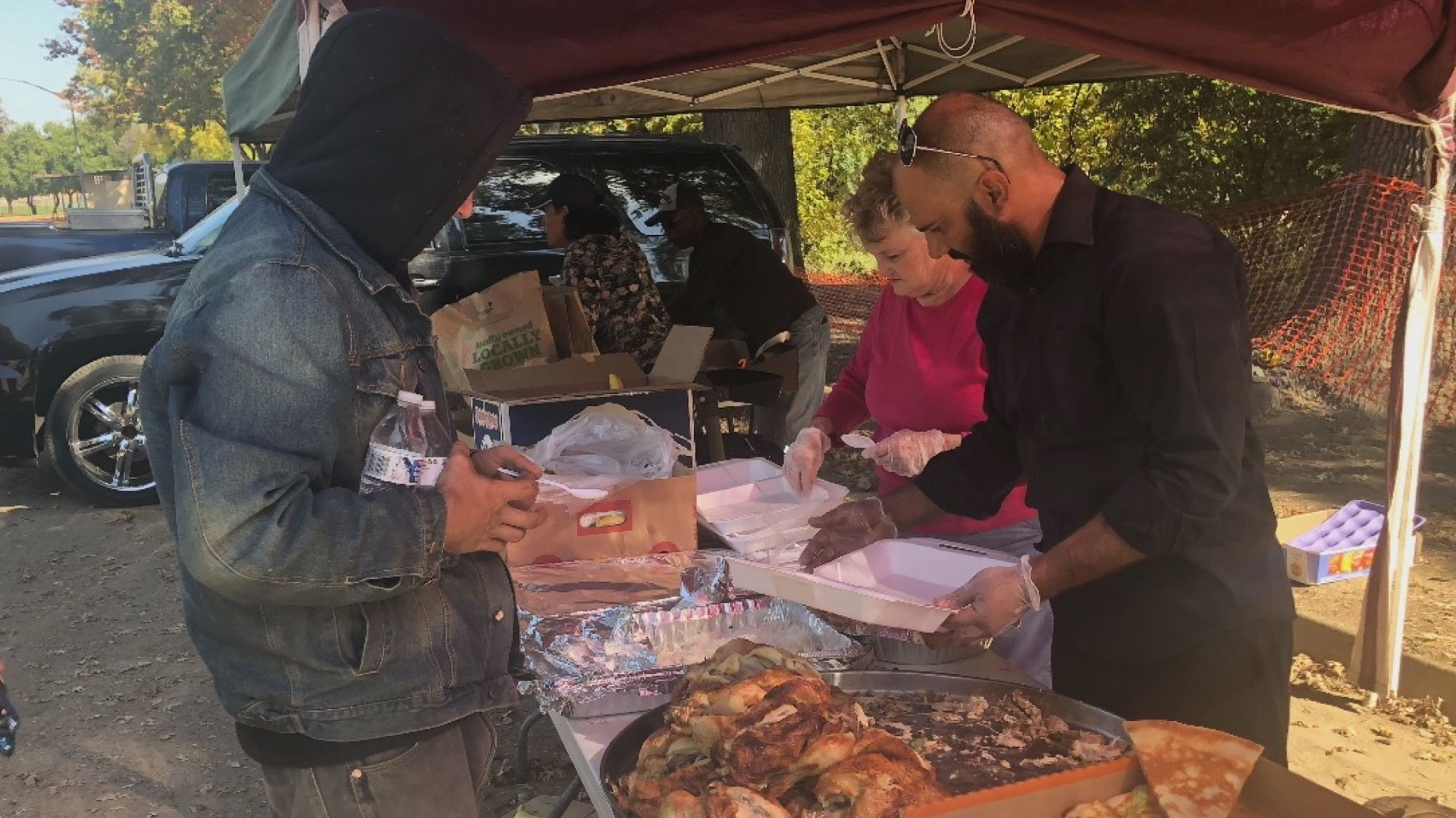 Narjis Alghazzi and her father Sam team up to help the homeless in their Modesto community by cooking warm meals, passing out canned food, toiletries and other necessities. Sam Alghazzi has been giving back in his own way for more than 10 years.