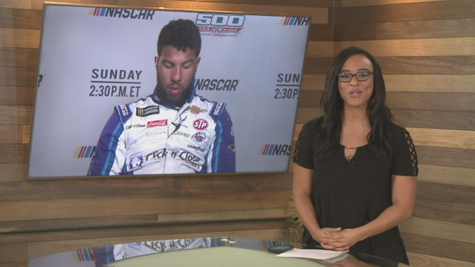 Darrell Wallace Jr., who became the first full-time African-American driver in the Monster Energy NASCAR Cup series since Wendell Scott in 1971, joins ABC10's Lina Washington to preview the weekend at the Daytona 500.