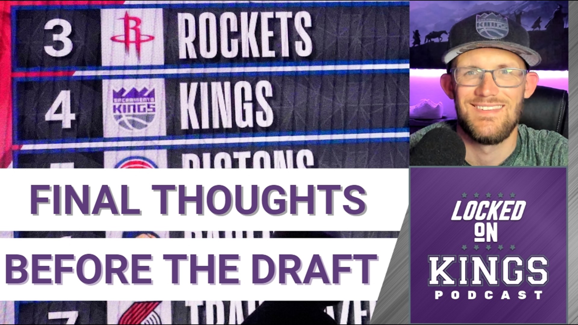 Matt George shares his final thoughts and predictions on what the Sacramento Kings will do in the 2022 NBA Draft.