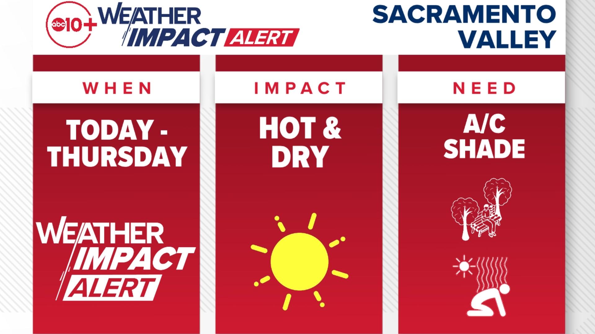 ABC10 Meteorologist Rob Carlmark gives an update on what we can expect this week.