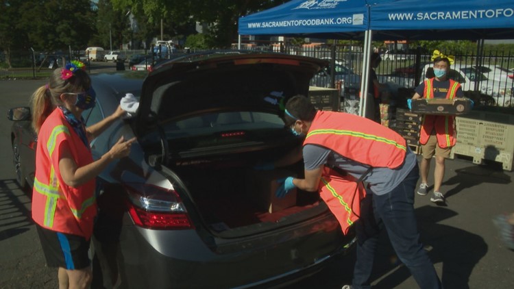 Families seek help at Sacramento area food banks as inflation soars