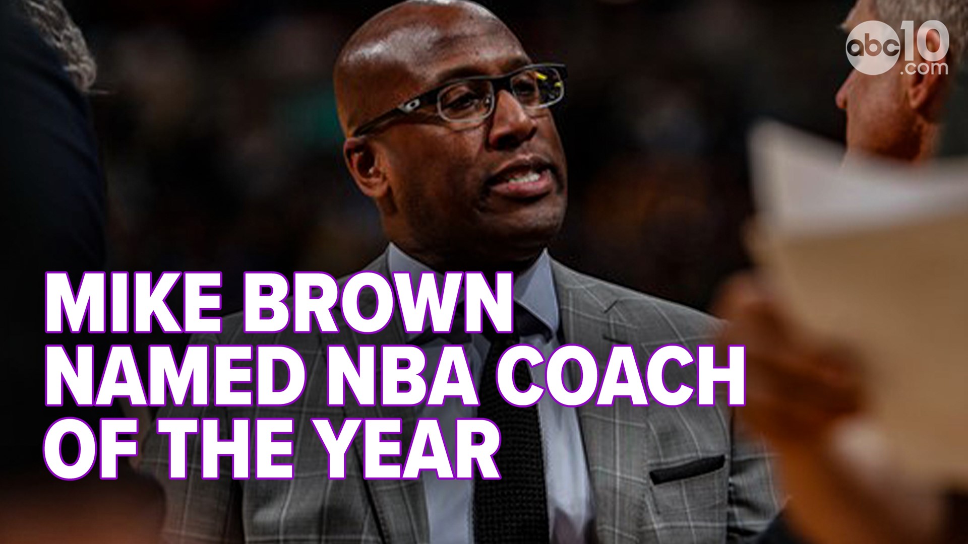 This is the second time Mike Brown has been honored with the award, as he's credited for helping the Sacramento Kings on the come-up game.