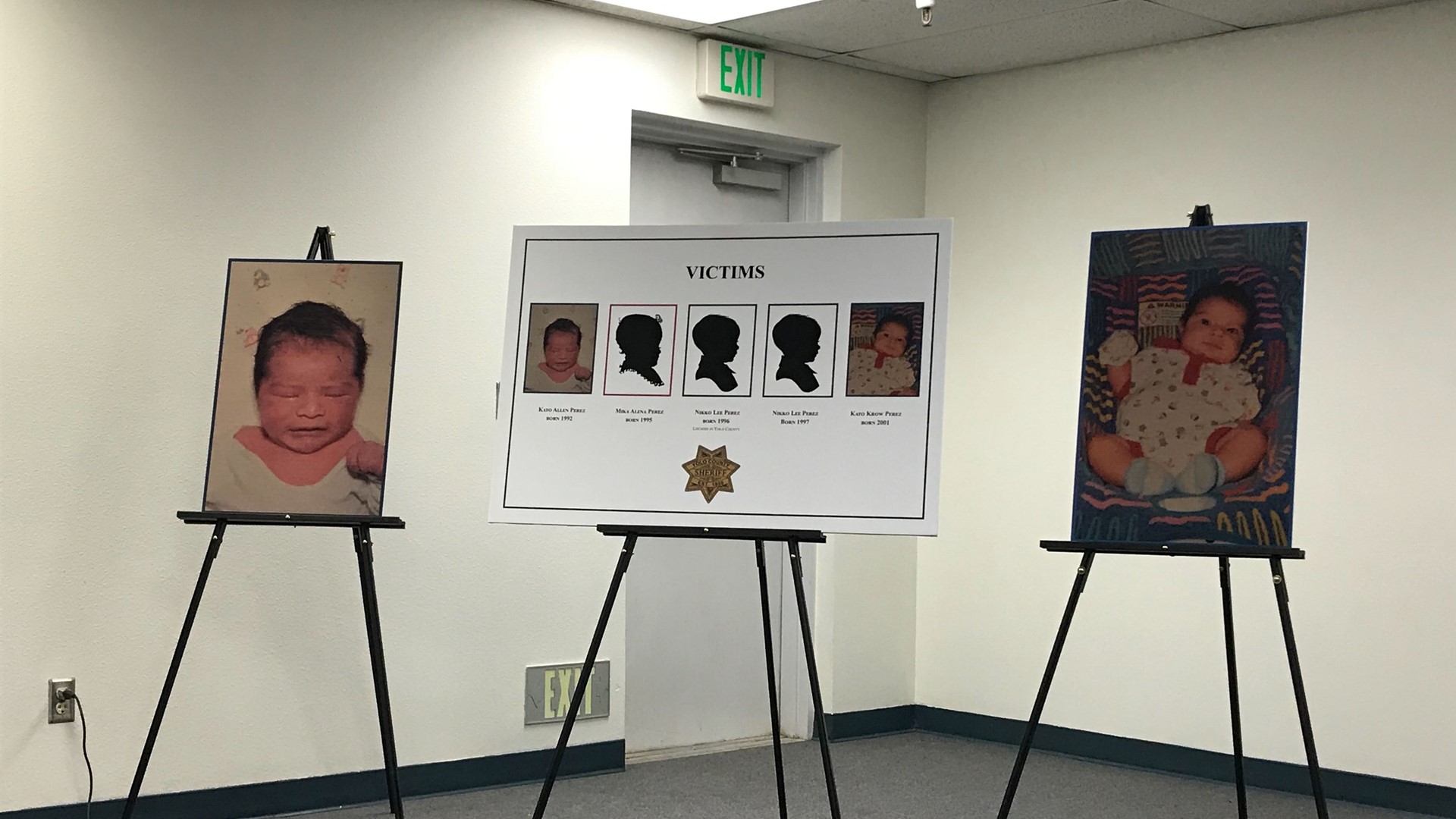 The Yolo County Sheriff's Office announced the arrest of Paul Perez, who has been charged with the deaths of his five infant children.