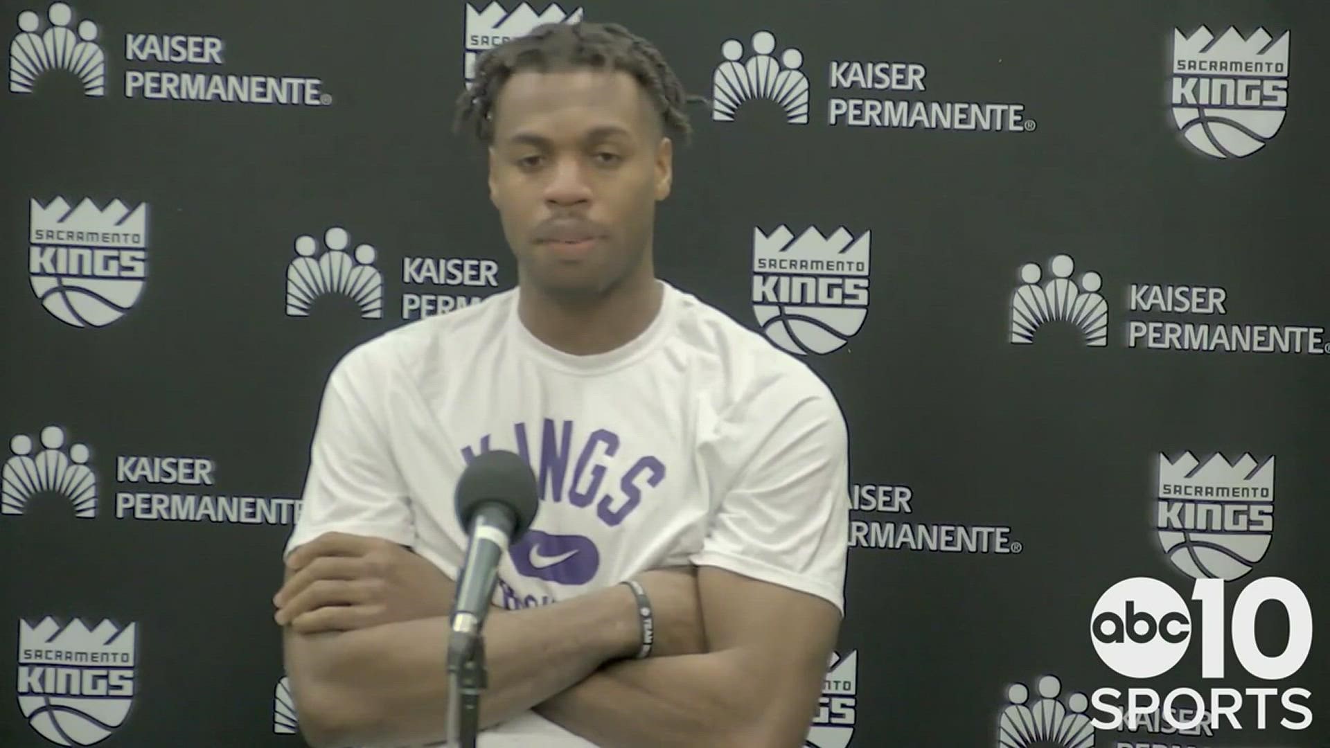 Kings SG Buddy Hield tries to explain Sacramento's shortcomings with poor shooting and terrible defense in Sunday's 128-101 loss in Memphis to the Grizzlies.