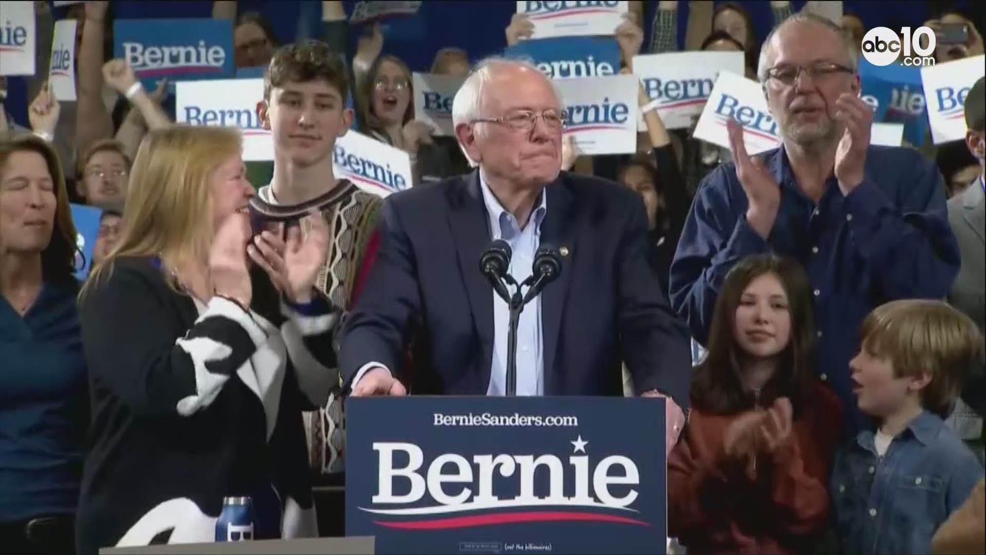 Raw video of Bernie Sanders' Super Tuesday speech from Junction, Vermont.