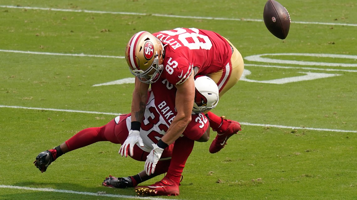 49ers star TE George Kittle ruled out vs. Jets with knee sprain