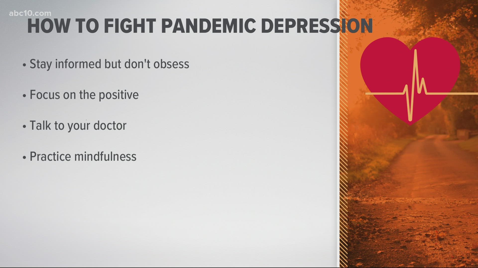 On this morning's Health Beat, our Brea Love takes a look at how depression and anxiety levels among some people have fluctuated throughout the COVID-19 pandemic.
