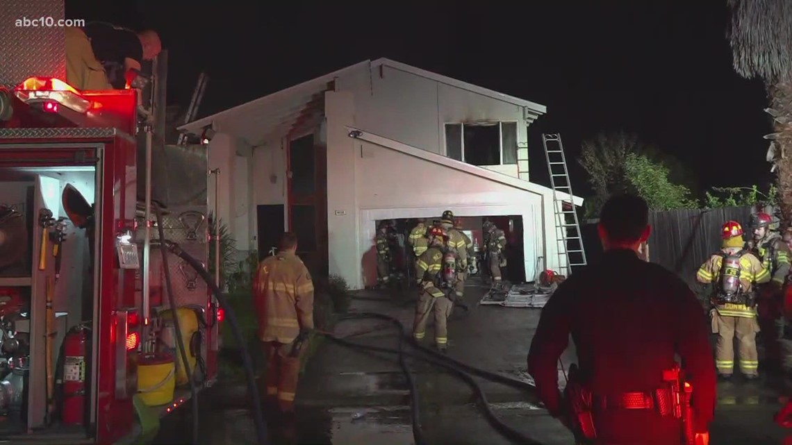 Sac Metro Fire force way into garage to investigate Citrus Heights ...