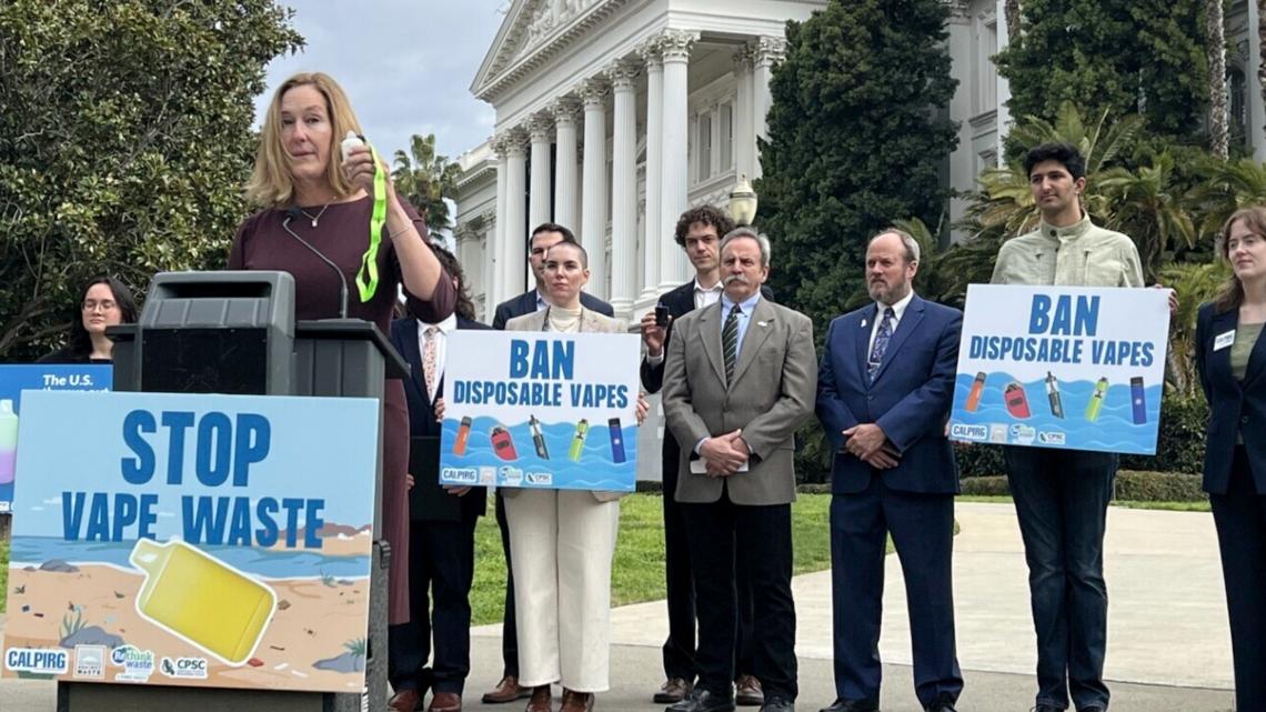 vapen zähne gelb California proposes ban on new disposable e-cigarettes