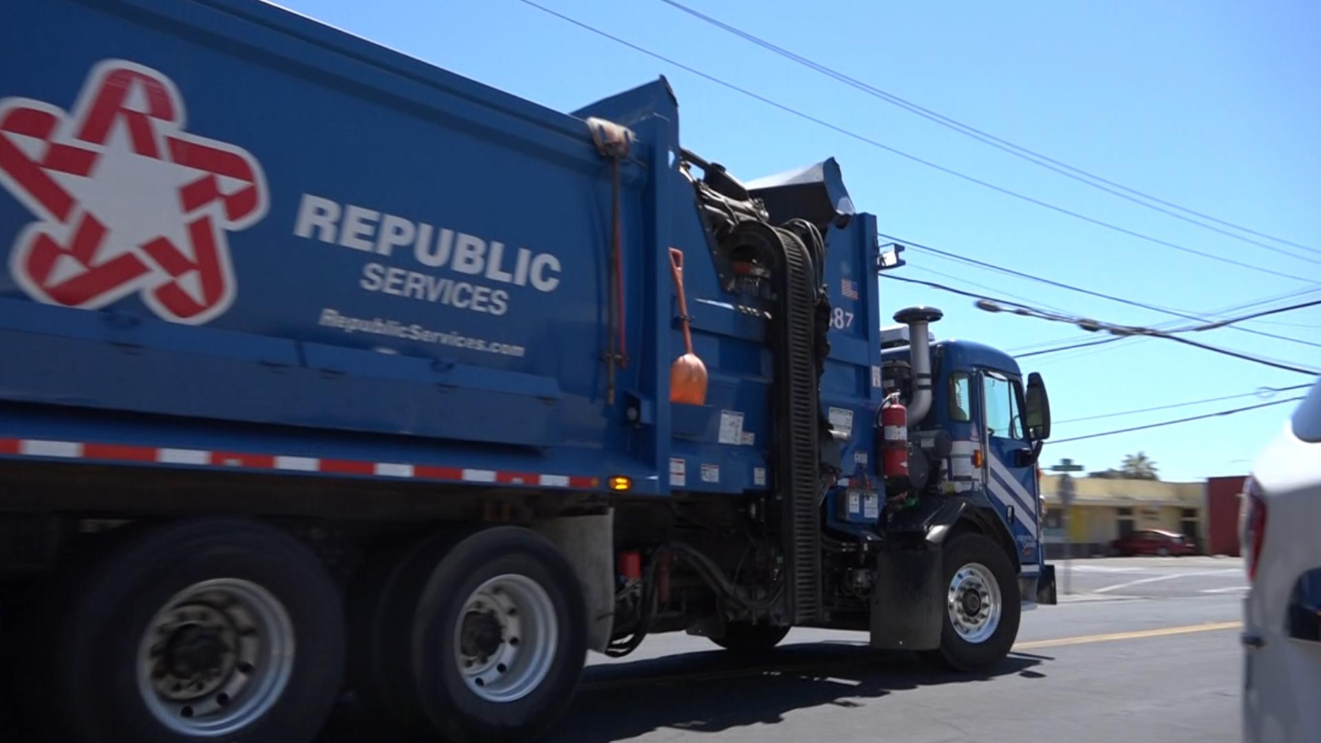 Garbage trucks returned to Stockton on Saturday after nearly two weeks of halted service due to a Republic Services worker strike.