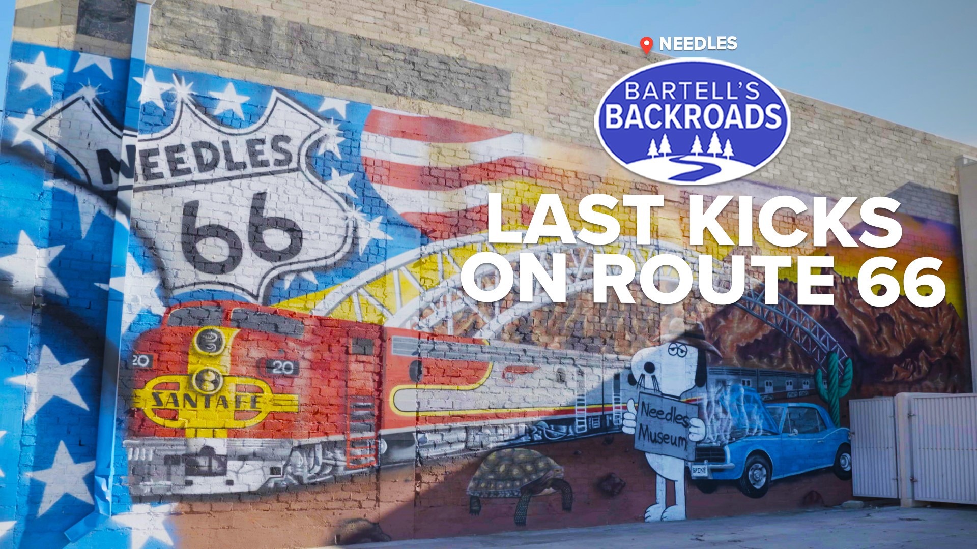 Home to Snoopy's brother Spike, this railroad hot spot is the last stop on Route 66 as you leave the Golden State.