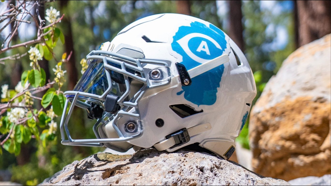 'A fail': Nevada football coach, fans react to UC Davis’ Tahoe-themed helmets for upcoming season