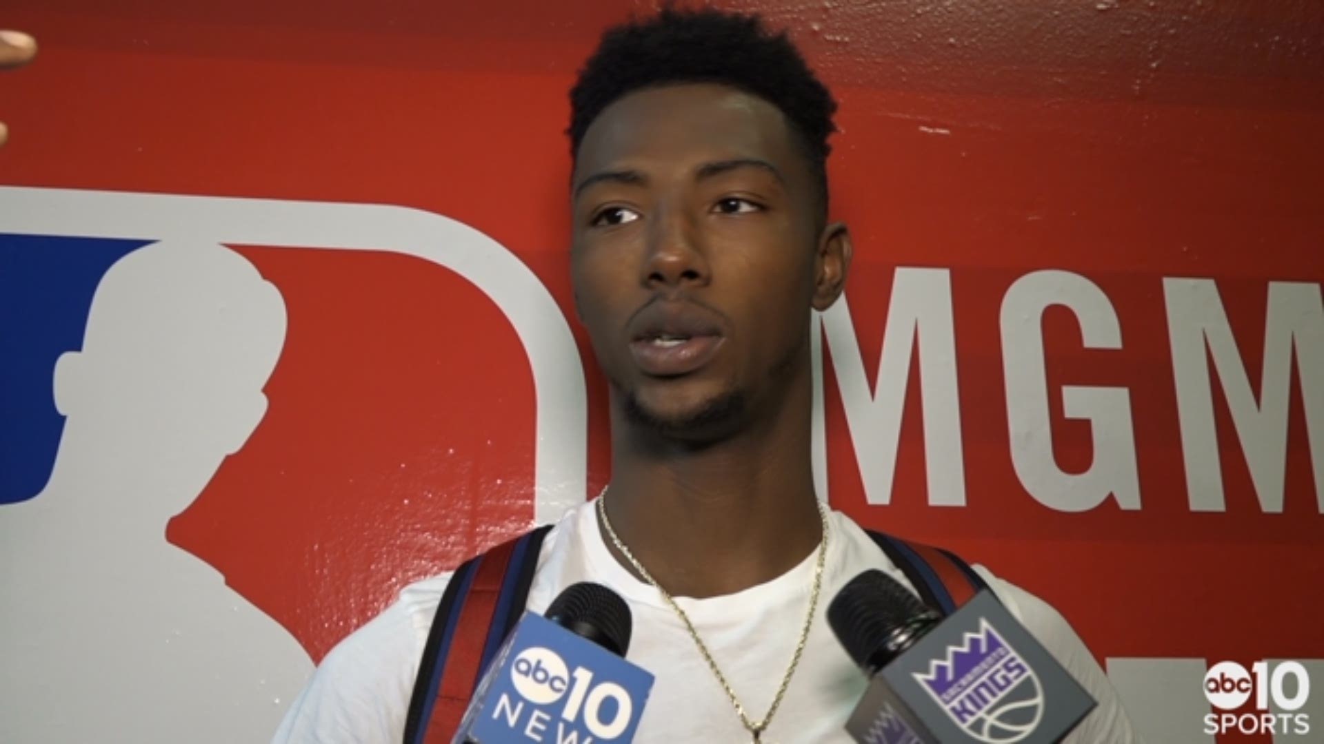 Sacramento Kings rookie Harry Giles talks about Wednesday's loss to the Cleveland Cavaliers in Las Vegas during summer league and being ejected after picking up two technicals in the loss.
