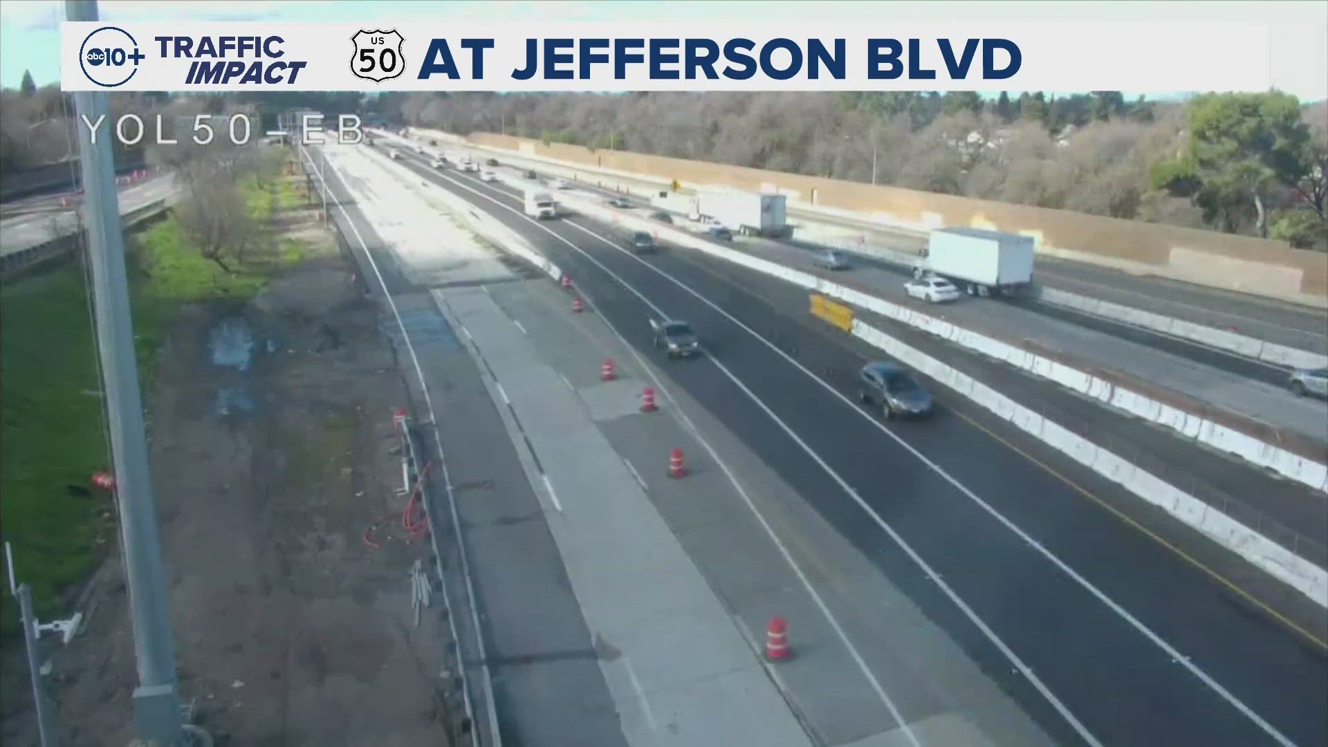 Yolo causeway construction targets inside lanes on Highway 50, I80
